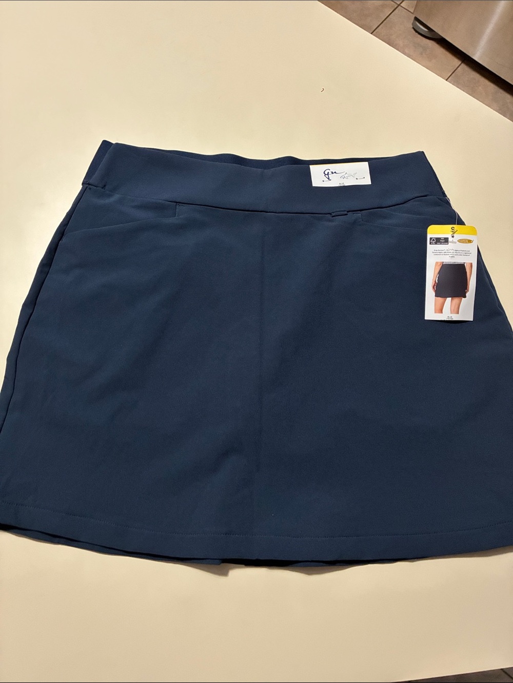 Greg Norman Collection Navy Blue Mini Skort